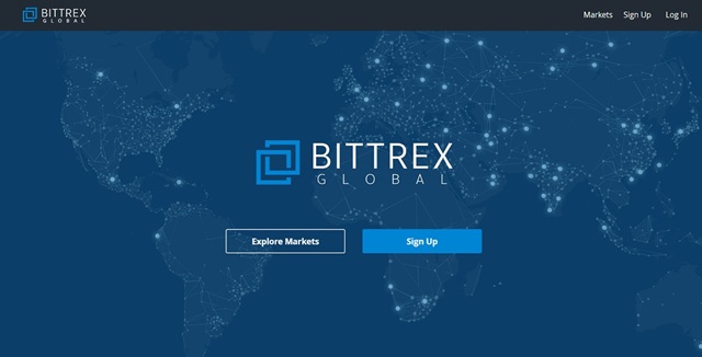 Bittrex hỗ trợ nạp tiền bằng cả tiền điện tử và tiền pháp định